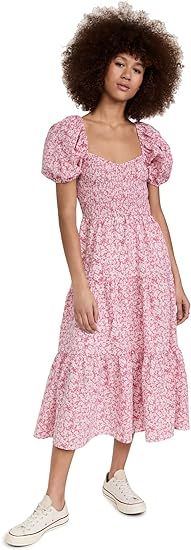 MOON RIVER Women's Smocked Dress | Amazon (US)