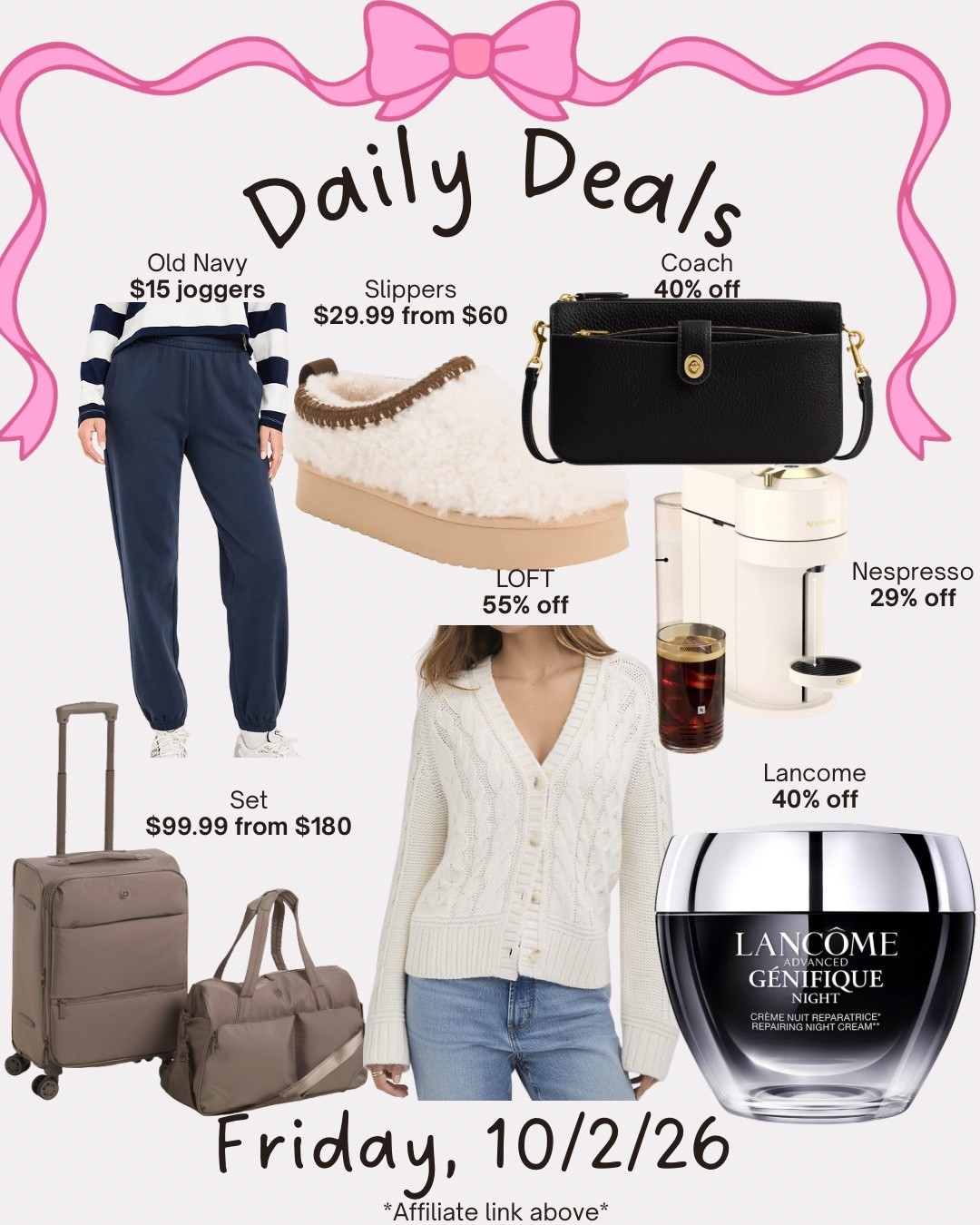 Daily deals

#LTKSaleAlert #LTKSeasonal #LTKootd