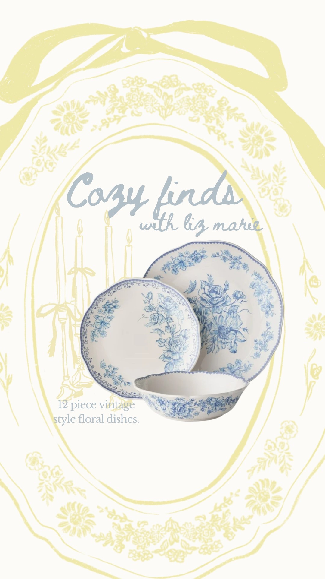 Love these vintage inspired dishes from Walmart! Less than $50 for a 4 piece setting & it comes in a pretty green too! 

#LTKHome #LTKSeasonal #LTKFindsUnder50