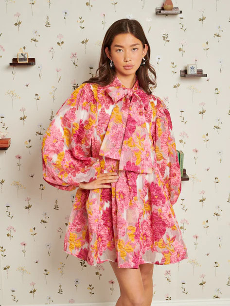 Abby Jacquard Bow Dress | Sister Jane (UK)