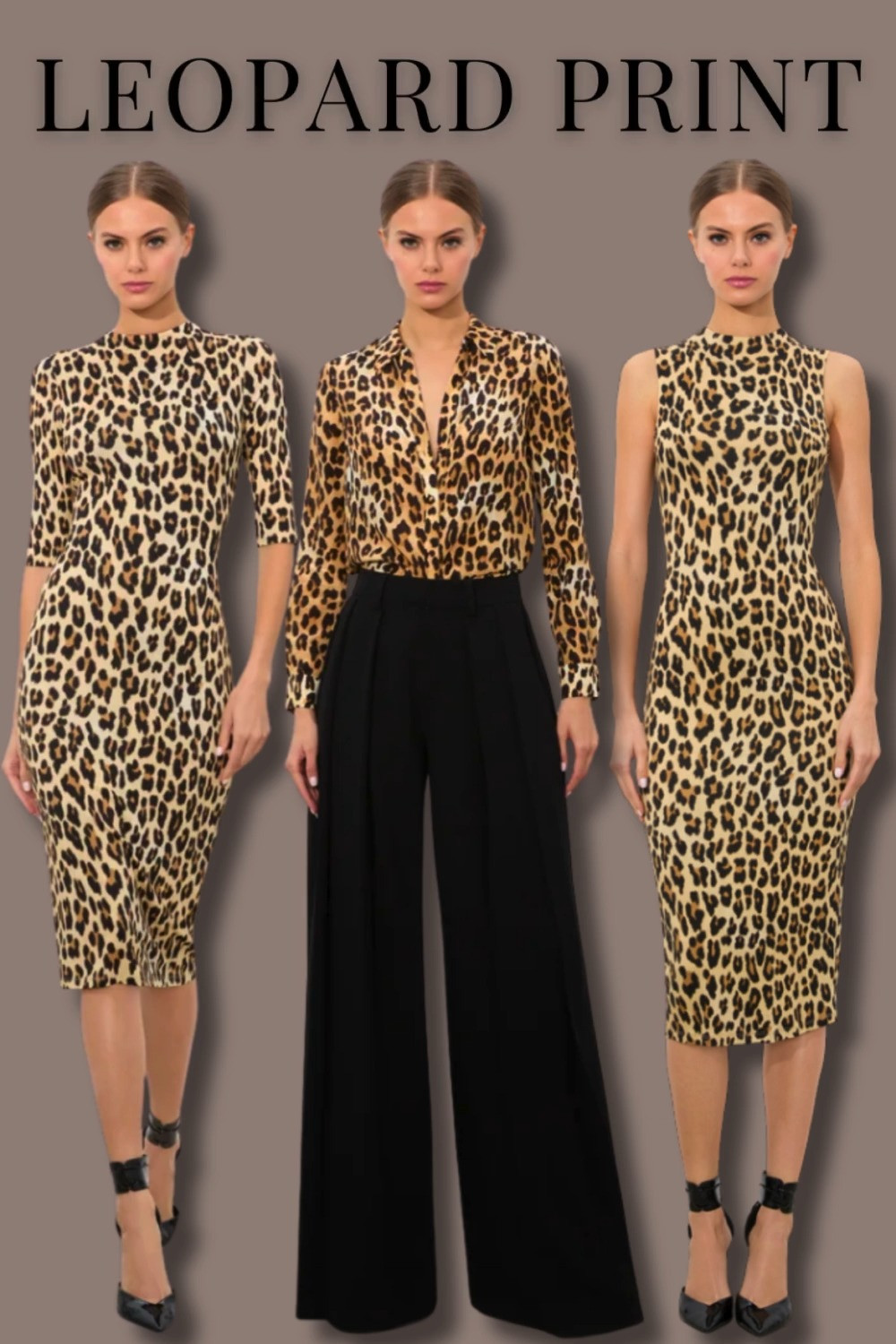 Leopard print always brings a confident, polished feel 🤎 Structured silhouettes keep the look chic and timeless, making it easy to style for workdays or evenings when you want something bold but refined.
#LeopardPrintDress #LeopardPrintTop #LeopardPrintShirt #LeopardPrintOutfit #WideLegTrousers #ChicStyle #ModernWardrobe 

 #LTKMidsize #LTKPetite #LTKPlusSize