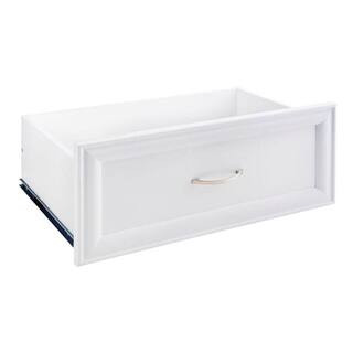 10 in. H x 23.5 in. W White Wood Drawer | The Home Depot