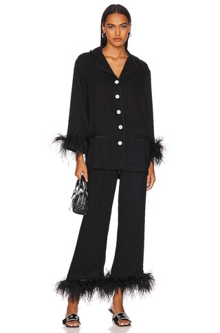 Party Pajama Set with Double Feathers
                    
                    Sleeper | Revolve Clothing (Global)