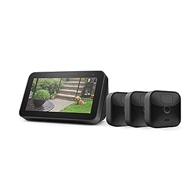 Blink Outdoor 3 Cam Kit bundle with Echo Show 5 (2nd Gen) | Amazon (US)