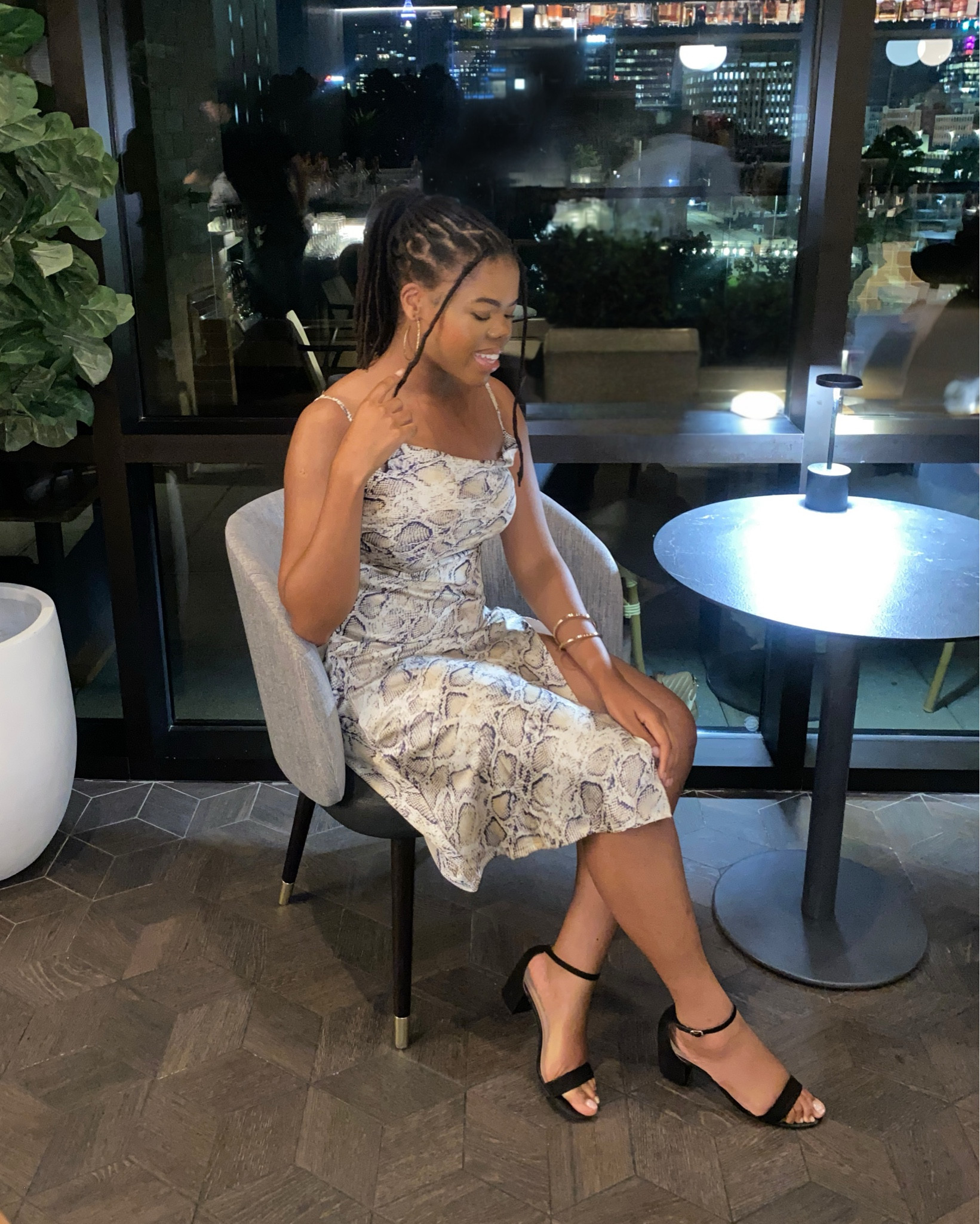 Spaghetti strap midi dress with slit, date night Inspo🫶🏽✨

#LTKdayinmylife