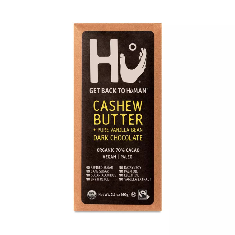 Hu, Cashew Butter & Pure Vanilla Bean Chocolate Bar | Thrive Market