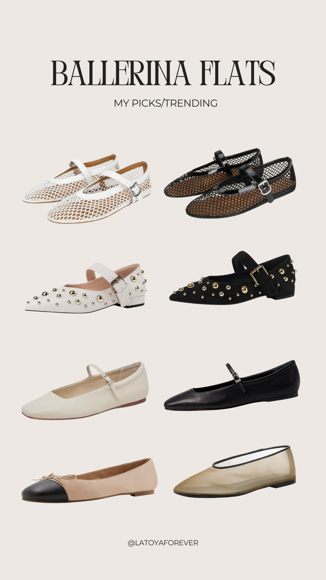 Ballet flats are having their moment—and I’m loving it. Mesh styles, classic black, even wore them with socks the other day and felt so cutesy. Effortless, comfy, and instantly chic. All from Amazon. Linked a few faves you’ll wanna live in.

#BalletFlats #EffortlessStyle #BallerinaFlats 

 

#LTKFindsUnder50 #LTKShoeCrush