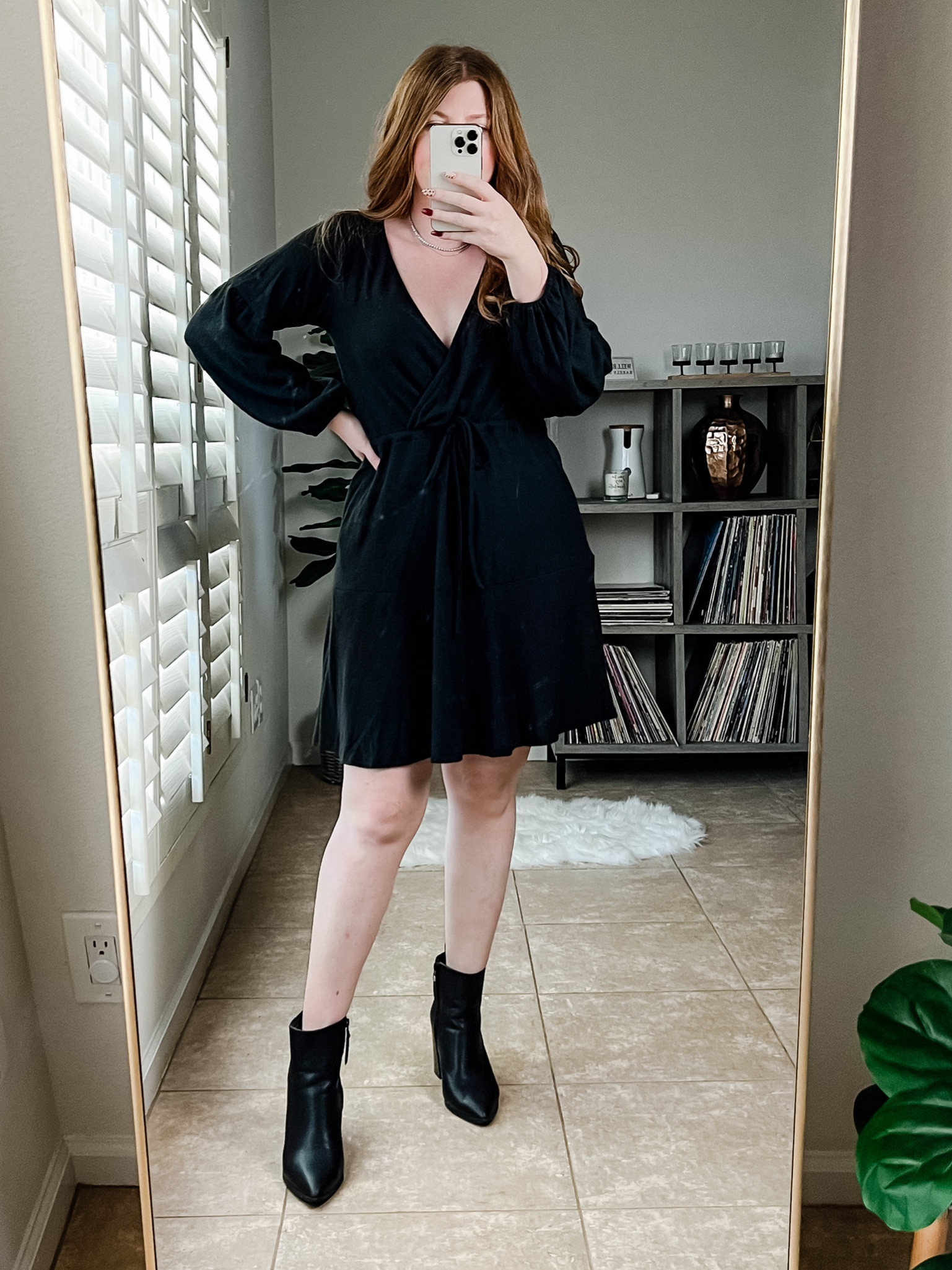 Little black dress from amazon wearing size medium. Fall dress. Fall outfit. 

#LTKunder50 #LTKSeasonal #LTKstyletip