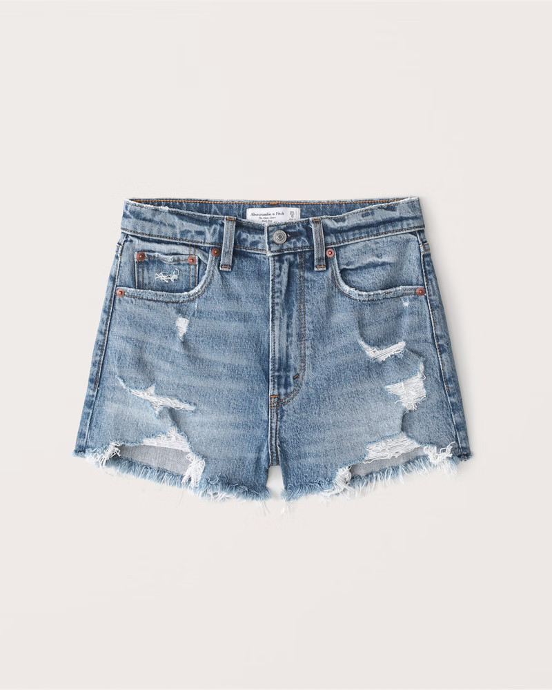 High Rise Mom Shorts | Abercrombie & Fitch (US)