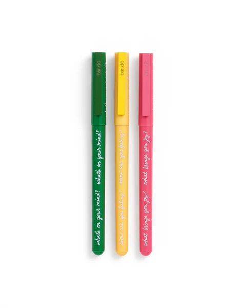 Write On! Pen Set - How Are You Feeling? | ban.do Designs, LLC