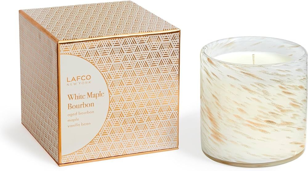 LAFCO New York Holiday Signature Candle, White Maple Bourbon - 15.5 oz - 90-Hour Burn Time - Reus... | Amazon (US)