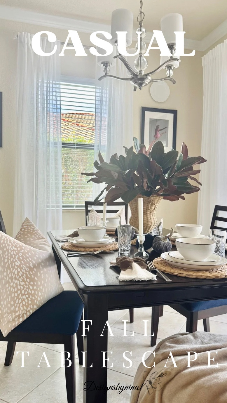 🍽️Casual Fall Tablescape in Our Breakfast Nook! 

Fall Decor | Casual Entertaining | Fall Entertaining | Tabletop | Tablescape | Fall Centerpiece #walmart #amazon #amazonhome

#LTKFamily #LTKHome #LTKSeasonal