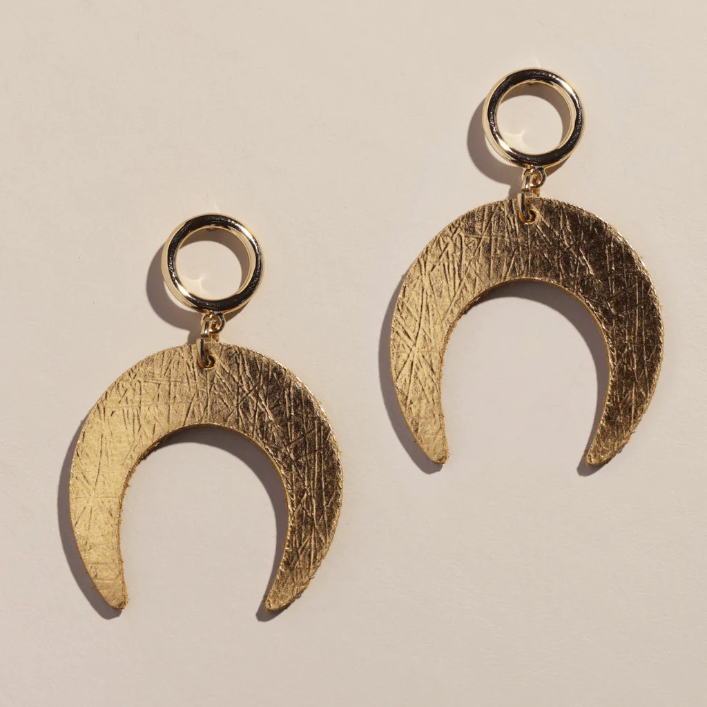 Vintage Gold CeCe | Nickel and Suede