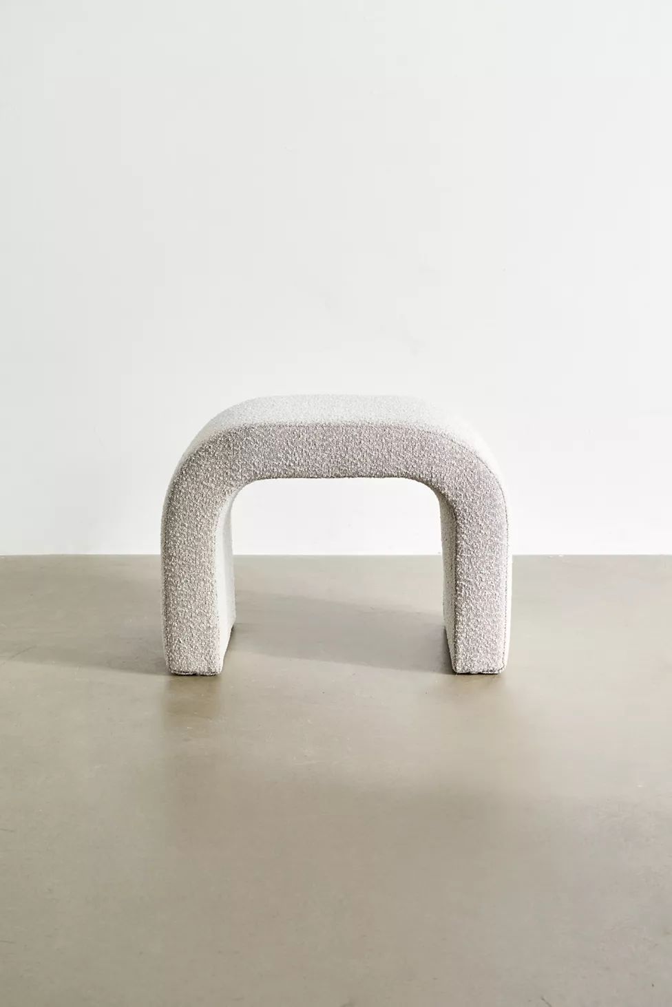 Sienna Boucle Stool | Urban Outfitters (US and RoW)