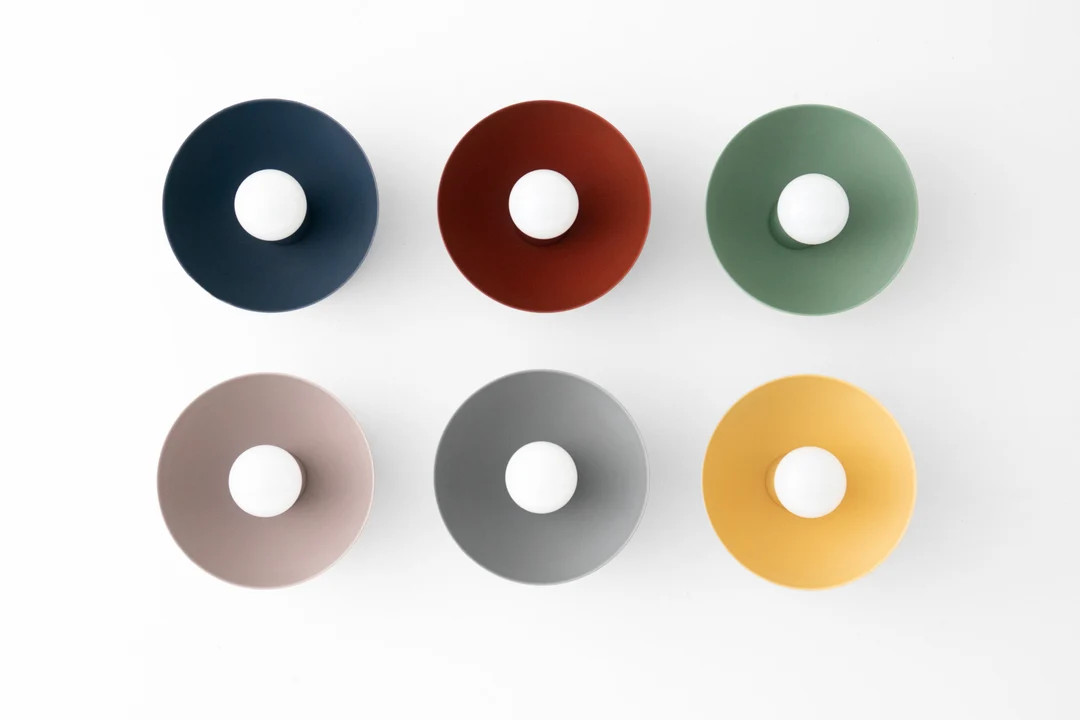 Colored Wall Light - 6in Colored Sconce - Wall Lighting - Wall Sconce - Colorful Lighting - Model... | Etsy (US)