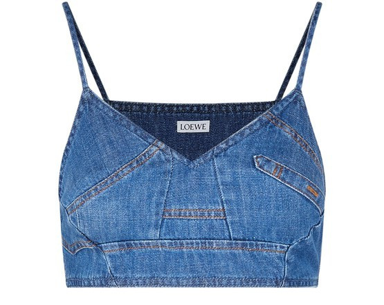Denim Cropped Top | 24S (APAC/EU)