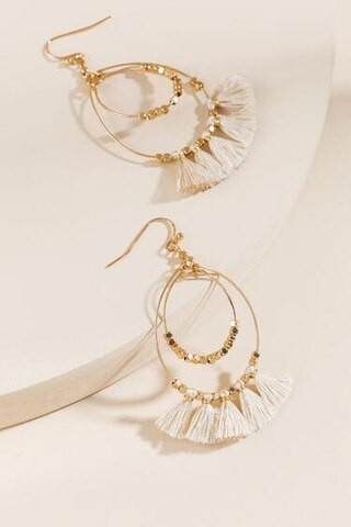 Talia Tassel Earrings | Francesca's