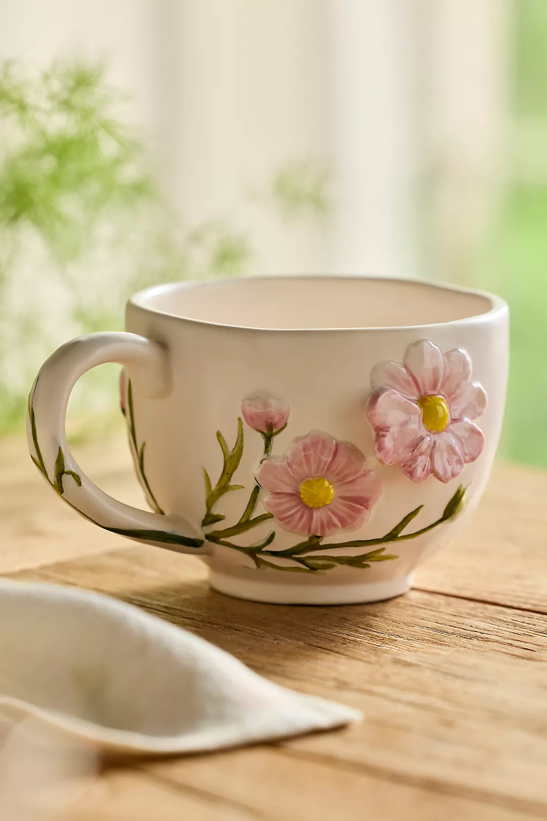 Flower of the Month Stoneware Mug | Anthropologie (US)