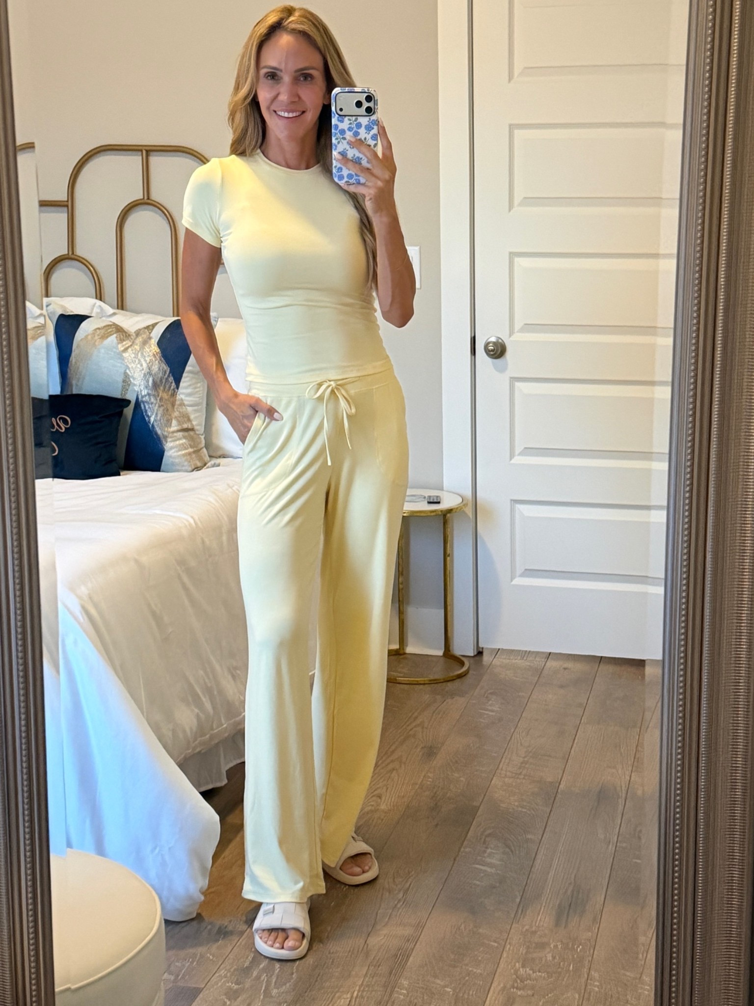 The softest matching set. Perfect for casual days or running errands. 

Top: S
Pants: S

#LTKootd #LTKTravel #LTKdayinmylife