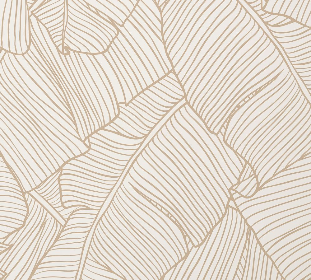 Birds of Paradise Wallpaper, White | Pottery Barn (US)