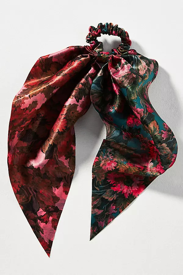 Kachel Floral Hair Scarf Scrunchie | Anthropologie (US)