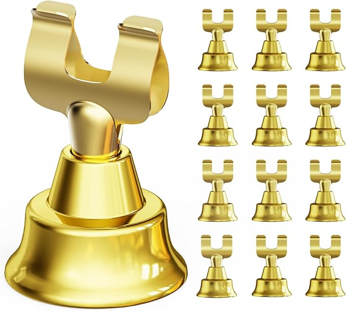 12 Pack Gold Table Card Holders & Place Card Holders – Elegant Table Number Holders for Wedding... | Amazon (US)