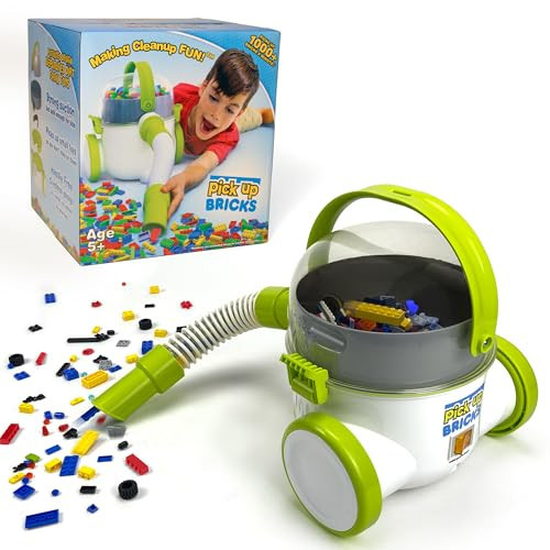 Pick Up Bricks Toy Cleanup Vacuum for Kids, Works w/Lego Bricks, LOL Doll Acc. & More, Boys and Girls Ages 4-9 | Amazon (US)