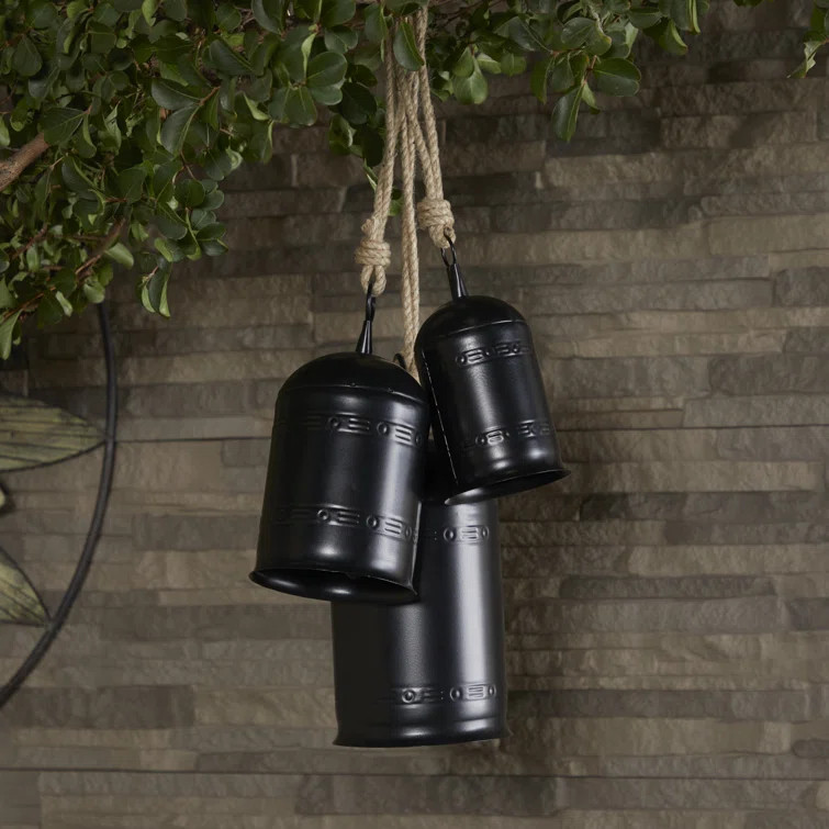 3 Piece Decorative Cow Bell Sculpture Set | Wayfair North America