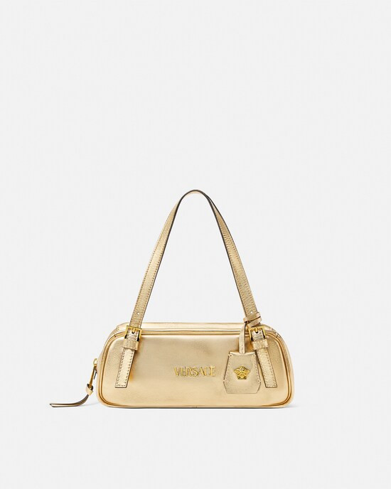 Versace Tag Bowling Metallic Bag | Versace (US)