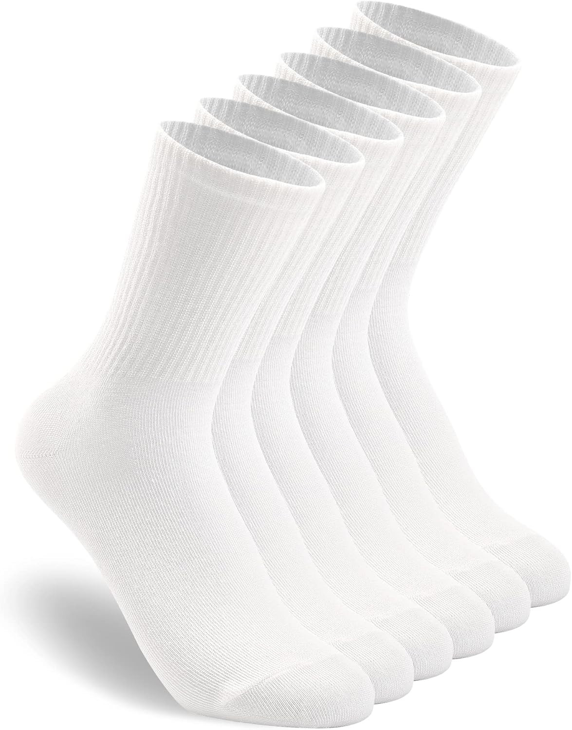 3-12 Pairs Womens Crew Lightweight Thin Calf Socks Size 6-11 | Amazon (US)