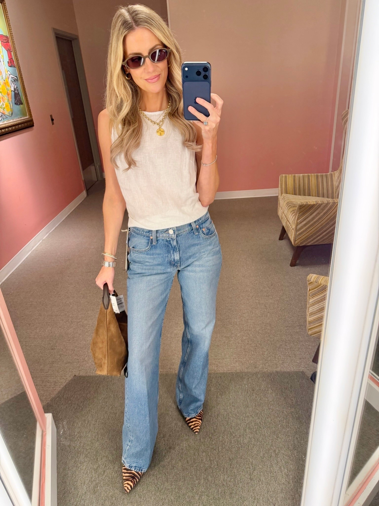 Such a beautiful everyday outfit. I love elevating a pair of jeans and adding fun color and pattern to add to an outfit!

#LTKootd #LTKPetite #LTKgrwm