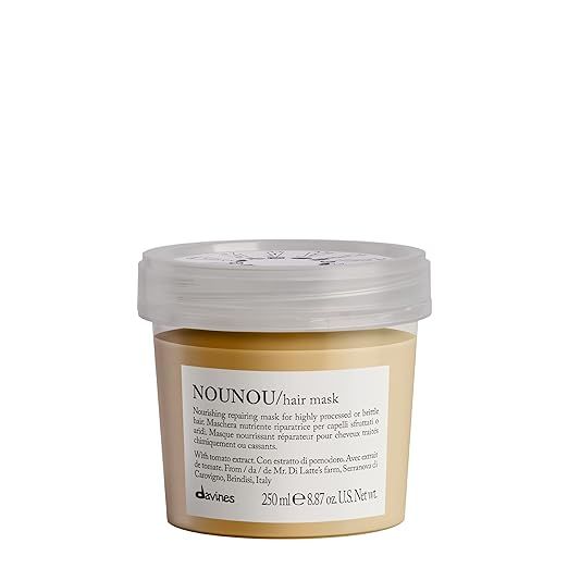 Davines NOUNOU Hair Mask, Nourishing And Repairing Treatment For Bleached, Permed Or Relaxed Hair... | Amazon (US)