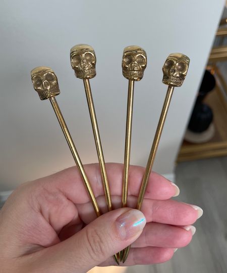 Skull stir sticks 
Coffee bar
Drink stir sticks
Halloween decor
Target home


#LTKunder50 #LTKSeasonal #LTKhome