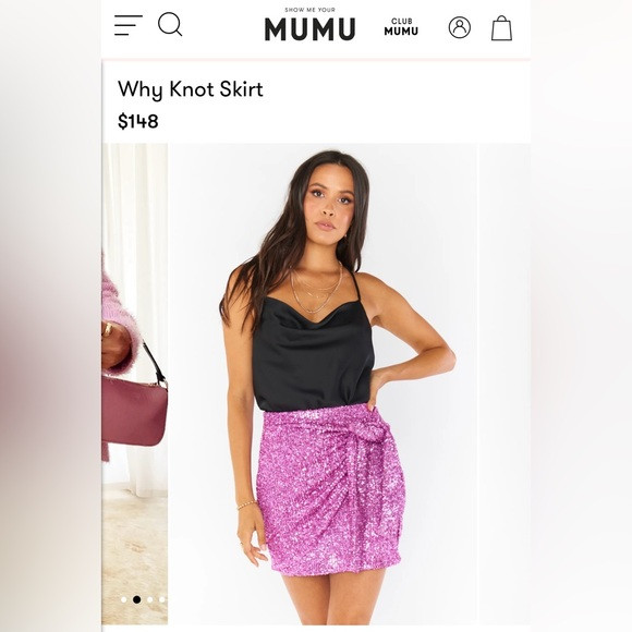 Show me your mumu why knot skirt | Poshmark