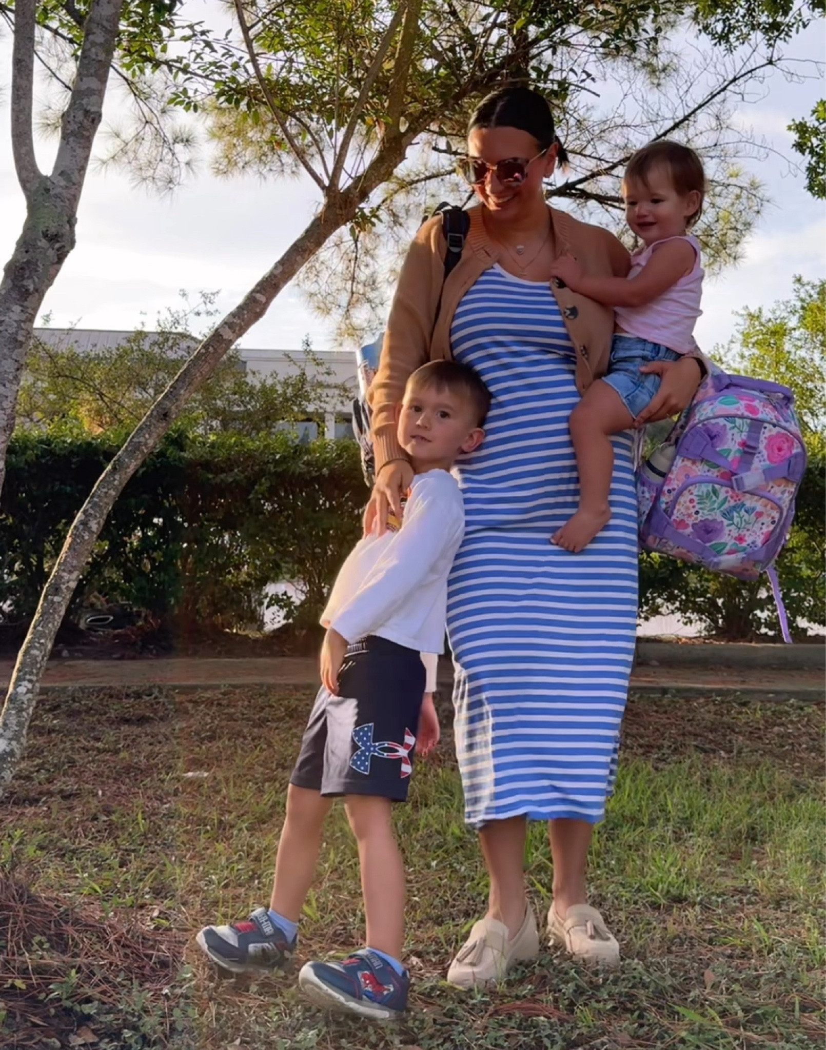 Work outfit 
Midi dress - large
Cropped cardigan - medium 
Loafers - on sale currently 
Oversized sunglasses 
Kid backpacks

Pottery barn finds 
Work ootd 
Call outfit 


#LTKWorkwear #LTKShoeCrush #LTKBacktoSchool