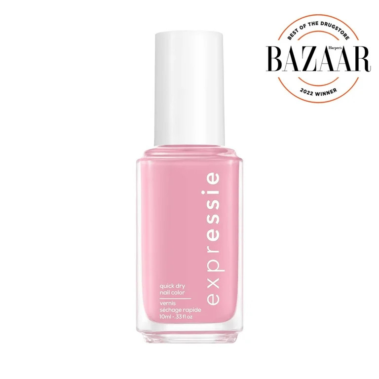 essie expressie quick-dry nail polish, pastel pink nail polish, in the time zone, 0.33 fl. oz. | Walmart (US)