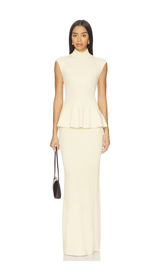 Florie Mock Neck Maxi Dress | Revolve Clothing (Global)