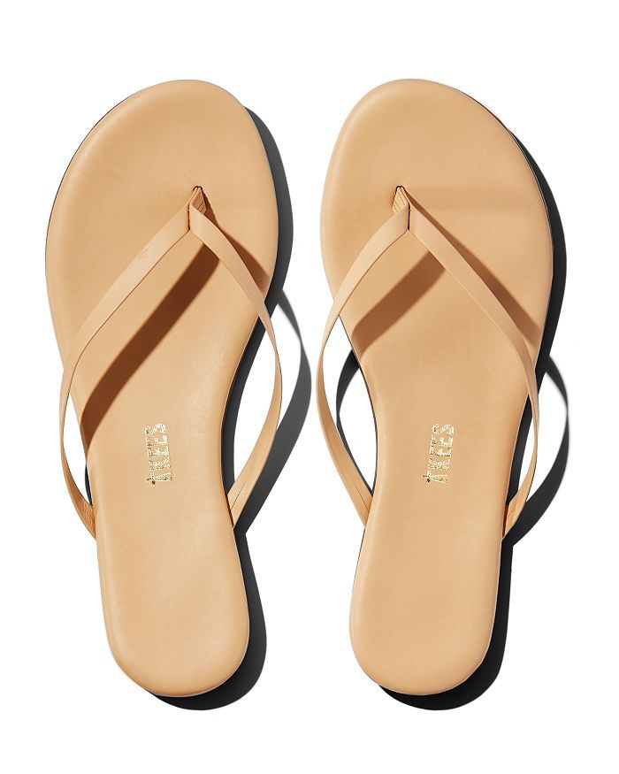 Women's Foundations Leather Flip-Flops | Bloomingdale's (US)