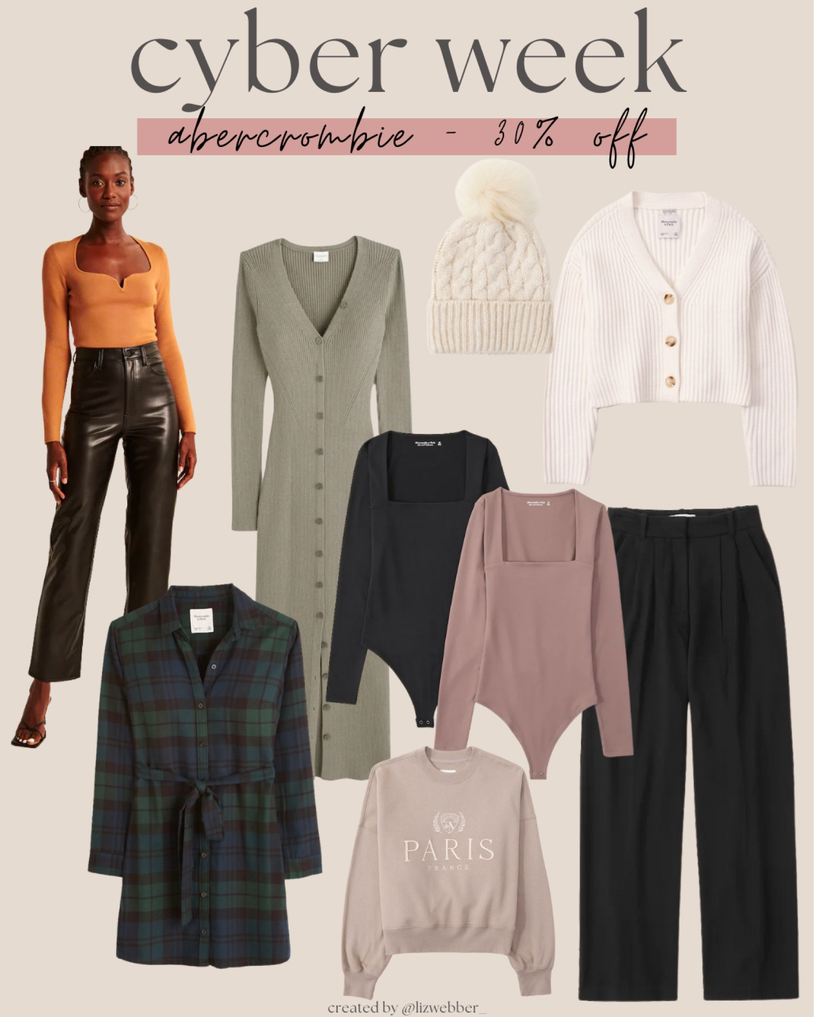 Abercrombie 30% off cyber week sale!

#LTKGiftGuide #LTKCyberweek #LTKHoliday