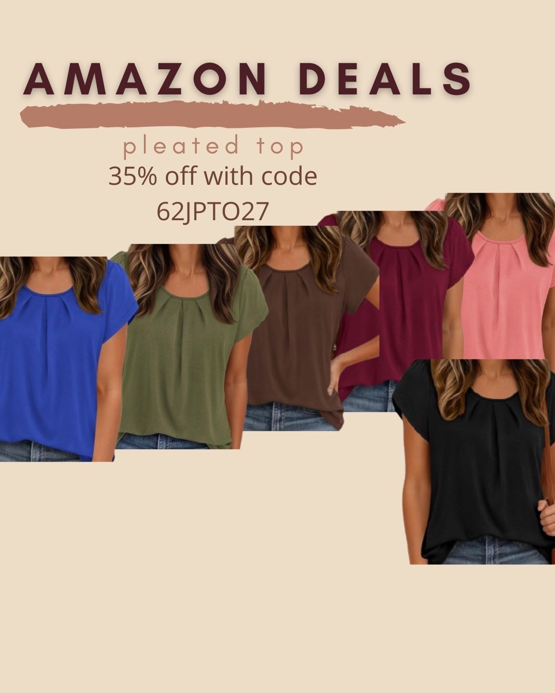 $10 ends 5/10

Amazon fashion
Amazon deals
Pleated top
Dressy top
Workwear

#LTKSaleAlert