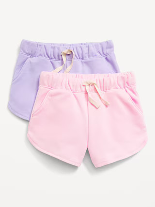 French-Terry Shorts 2-Pack for Toddler Girls | Old Navy (US)