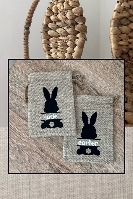 E A S T E R / personalized bunny bags & wicker easter basket on sale for over 50% off

#LTKkids #LTKfamily #LTKSeasonal