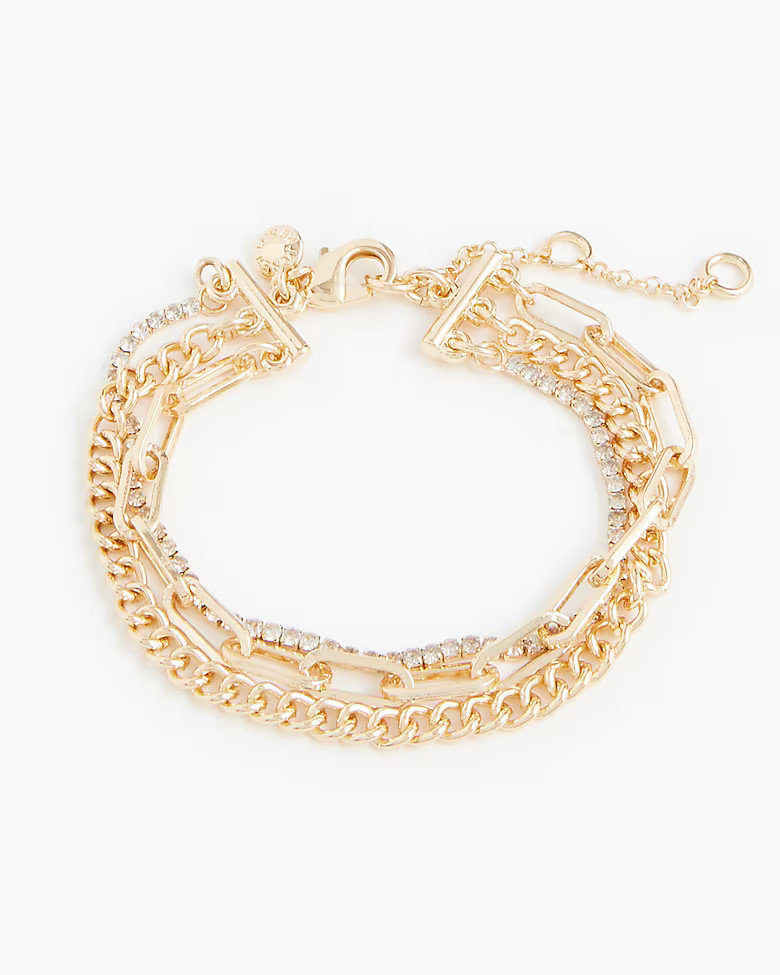 Layered chain bracelet | J.Crew Factory