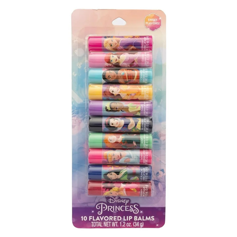 Disney Princess 10 Pack Assorted Lip Balm, 1.2 oz | Walmart (US)