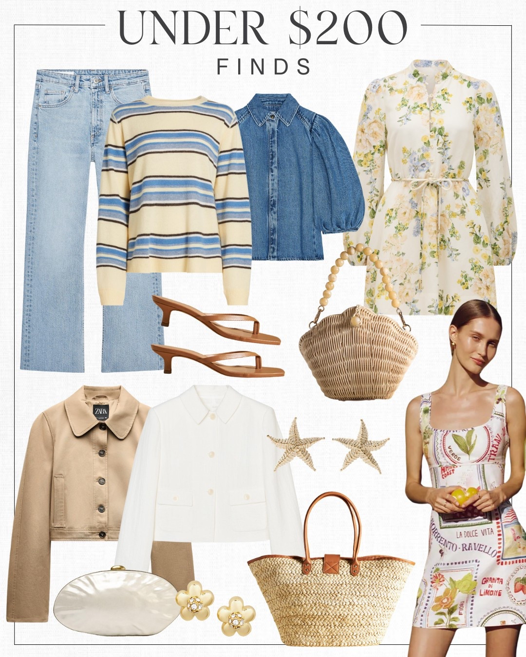 Favorites under $200! So many great finds like this floral dress that looks extremely similar to one I’ve seen from Zimmermann. I also love these fun spring handbags which are all so chic 😍

#LTKSeasonal #LTKFindsUnder50 #LTKFindsUnder100