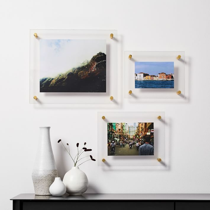 Assorted Modern Acrylic Frames | West Elm (US)