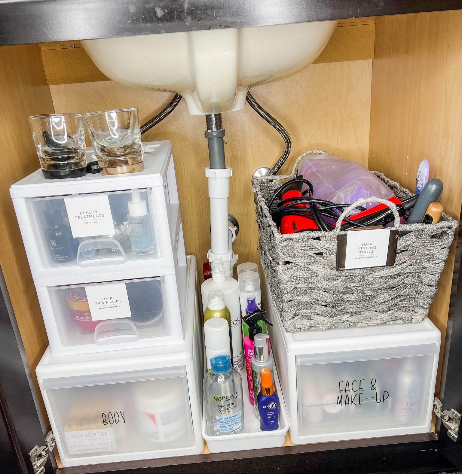 Under sink bathroom organization 

#LTKhome #LTKFind #LTKfamily