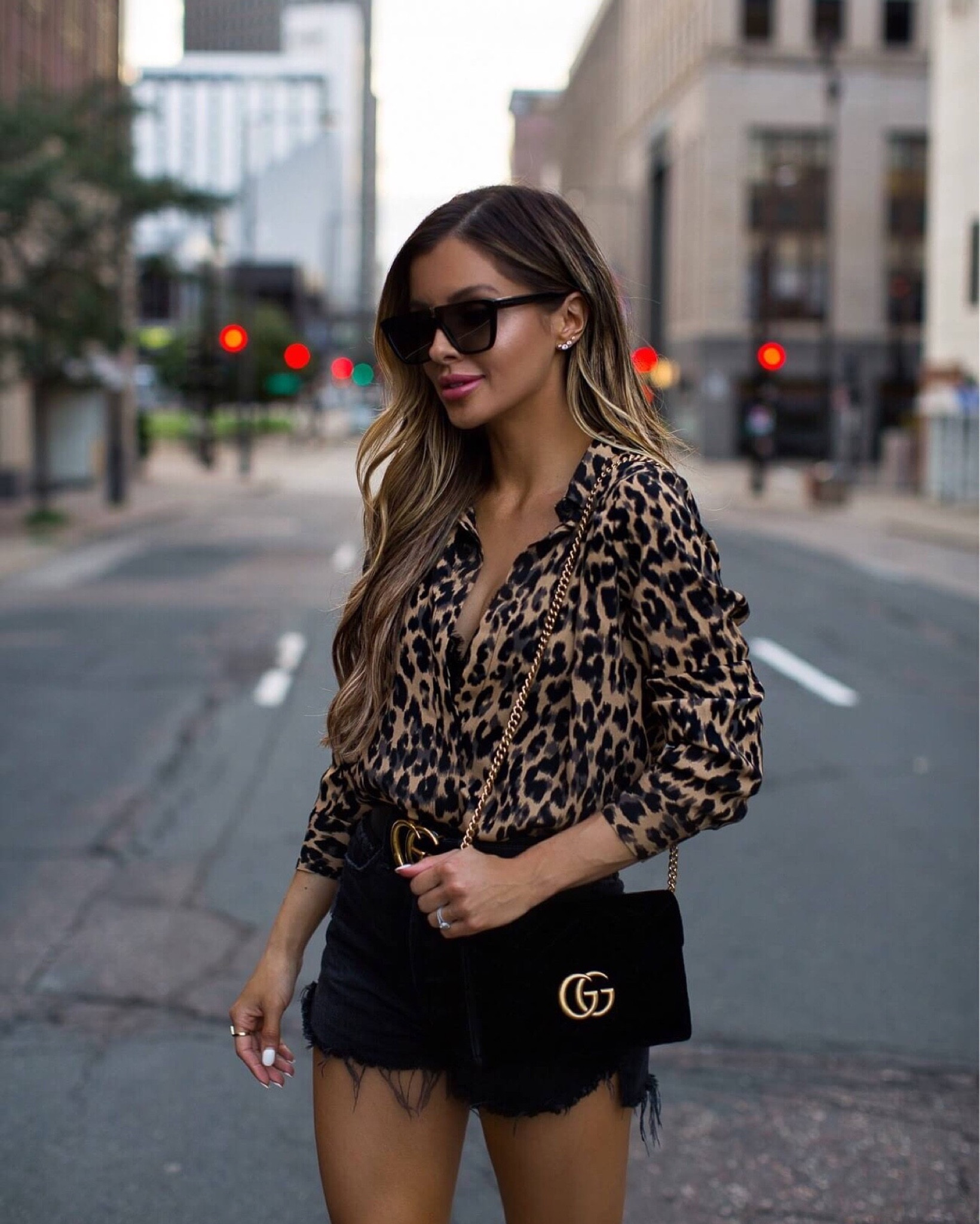 Spring outfit ideas
Nordstrom leopard shirt
Agolde black denim shorts 



#LTKstyletip #LTKtravel #LTKunder100