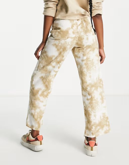 Monki wide leg pants in tie dye | ASOS (Global)