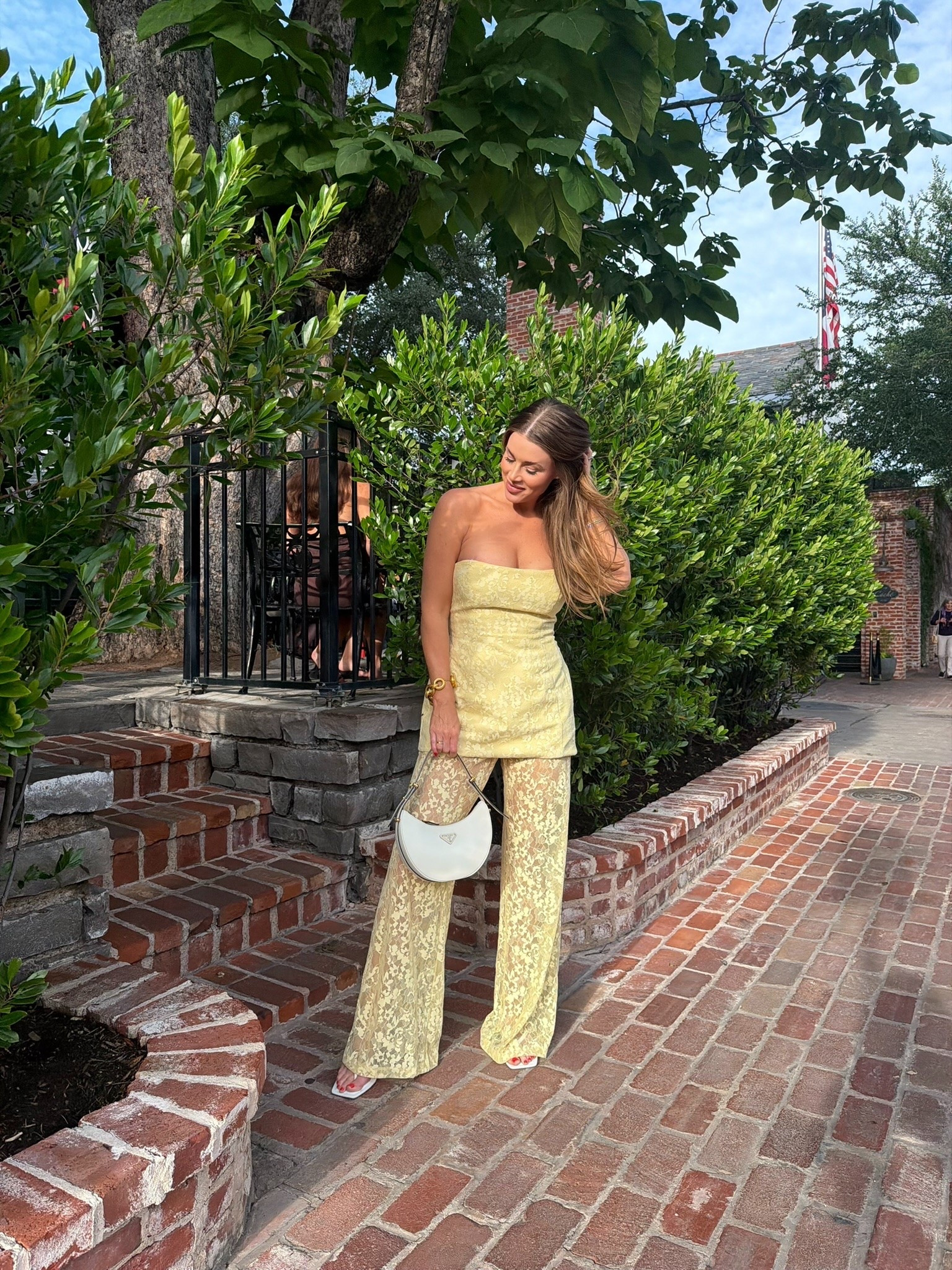 Medium pants + top - cute matching set. Love the butter yellow and lace

#LTKootd #LTKgrwm #LTKdayinmylife